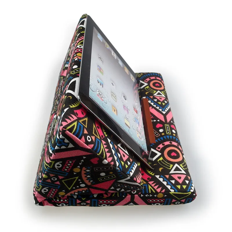 Foldable Trigon Cushion Tablet Pc Pillow Stand Holder Support Book