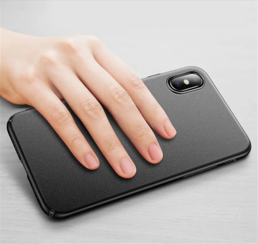 Aixuan Metal Plate Car Holder Magnetic Case for iPhone Xs Max XR X Magnet Hard Matte Case for iPhone 7 8 6 6s Plus  (6)