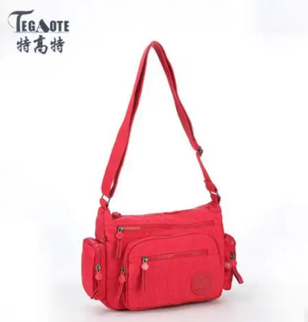 

2017 Fashion TEGAOTE Women Messenger Bags Crossbody Bag Nylon Waterproof Female Shoulder Bag Designer Ladies Handbags 954