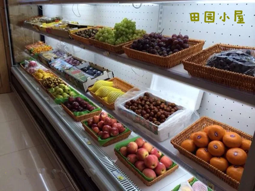 The cane makes up box, wicker fruit bowl display panel ...