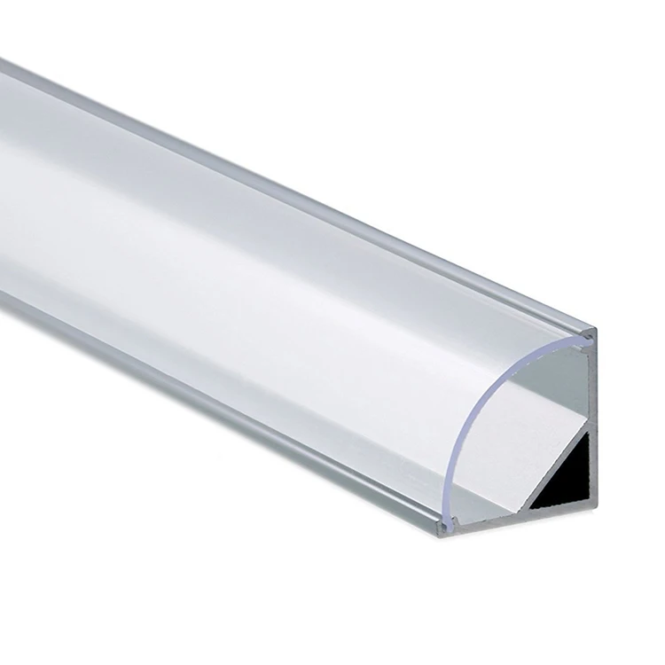 Светодиодный алюминиевый профиль системы с изогнутой крышкой UnvarySam 10-Pack 3.3ft/1 M 9x17mm внутренняя ширина 12mm V-shape светодиодный алюминиевый профиль - Испускаемый цвет: Silver Transparent