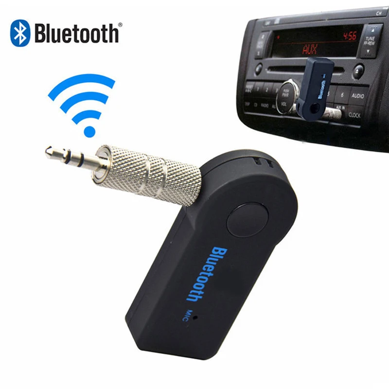

Car Bluetooth Handsfree Music Receiver Universal 3.5mm Streaming A2DP Wireless Auto AUX Audio Adapter With Mic For Phone MP3