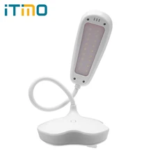 Itimo USB Rechageable светодиодный настольный светильник с сенсорным датчиком для чтения прикроватная настольная лампа в форме яблока с регулируемой яркостью 3 уровня атмосферный свет