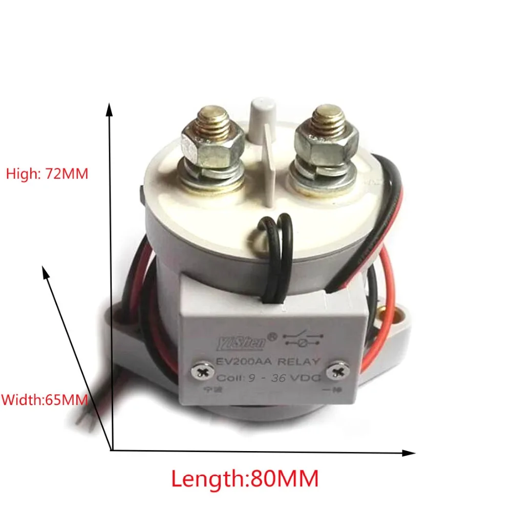 EV200A 1000A реле высокого напряжения 9 V-36 V общая модификация вакуумного реле большого тока Максимальное давление 320VDC