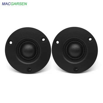 

MACGARSEN 2pcs Silk Film Tweeter Speaker 74mm 20W 4 ohm 8ohm HIFI Neodymium Tweeter Unit Fiber DIY Treble Horn Audio Loudspeaker