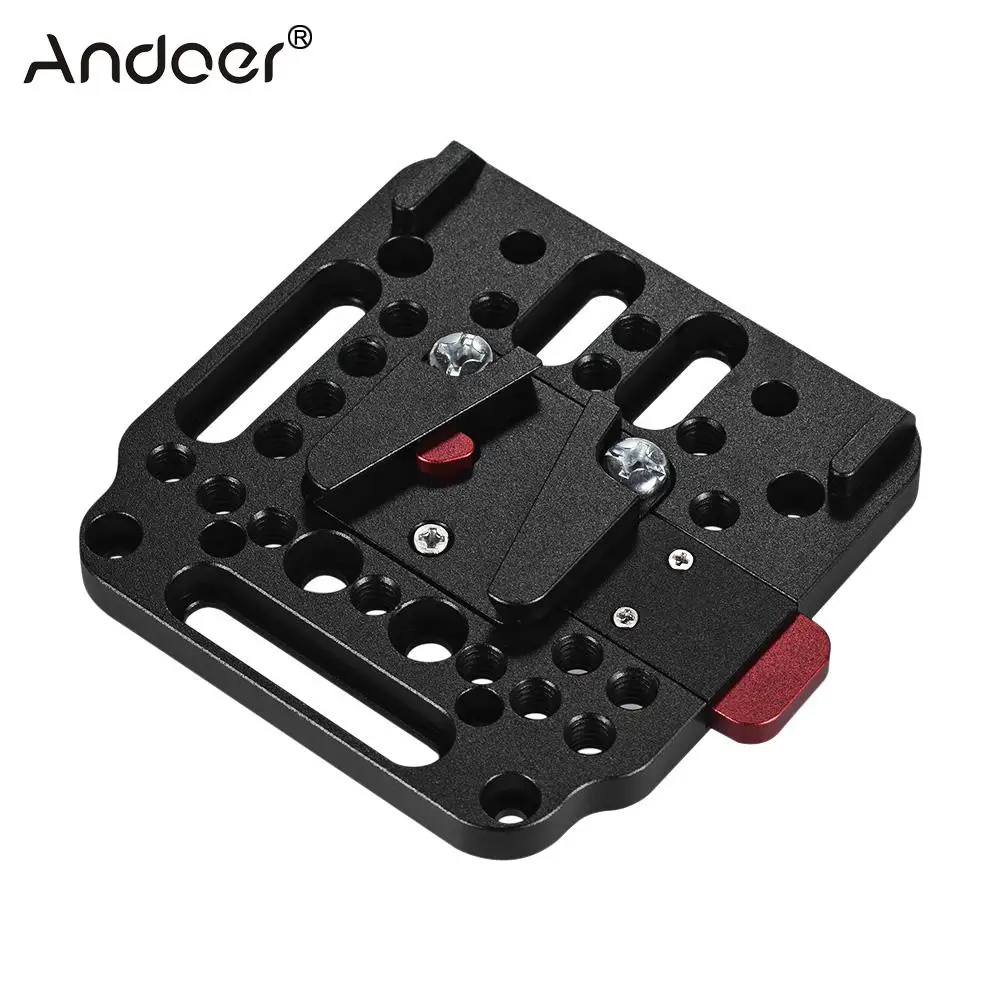 Andoer V-Lock монтажный комплект для V-Mount Батарея женщина V-Док Мужской Quick Release Plate для v-Mount Батарея