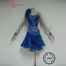 Новинка! Последние латинские танцы сальса самба танец платье L-11324