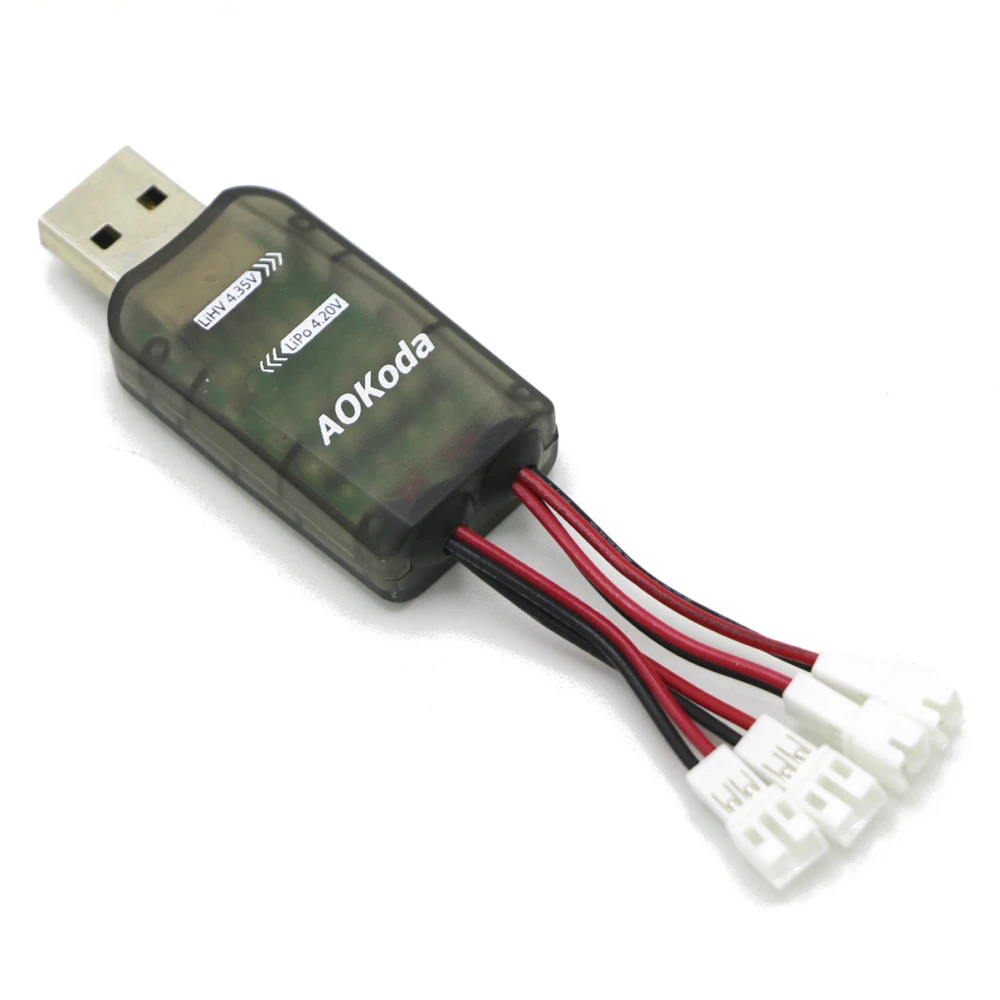 Высокое качество AOKoda CX405 4CH микро USB зарядное устройство для 1S 3,7 V Lipo LiHV батареи