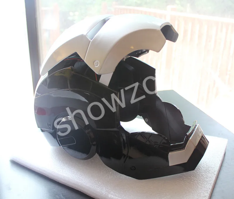 

[Manual Version] 1/1 1:1 Full Scale IRON MAN HELMET MKII MK2 Replica Silver Wearable