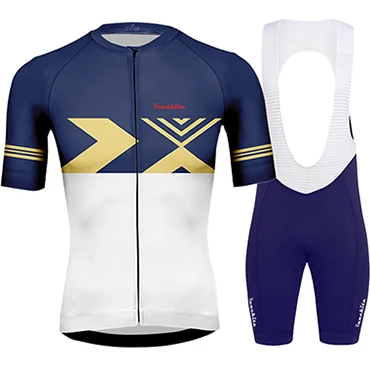 Uniforme ciclismo Runchita летний комплект из Джерси для велоспорта с коротким рукавом Одежда для велоспорта Мужская одежда для велоспорта go pro MTB roupa de ciclismo - Цвет: Set  A5