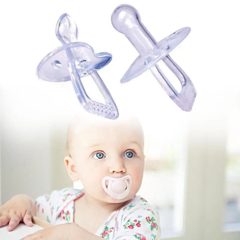 

1 PC All safe silica gel Pacifier Dummy Nipple Teethers Toddler Pacy Orthodontic Soothers Teat for Baby Pacifier Baby Teether