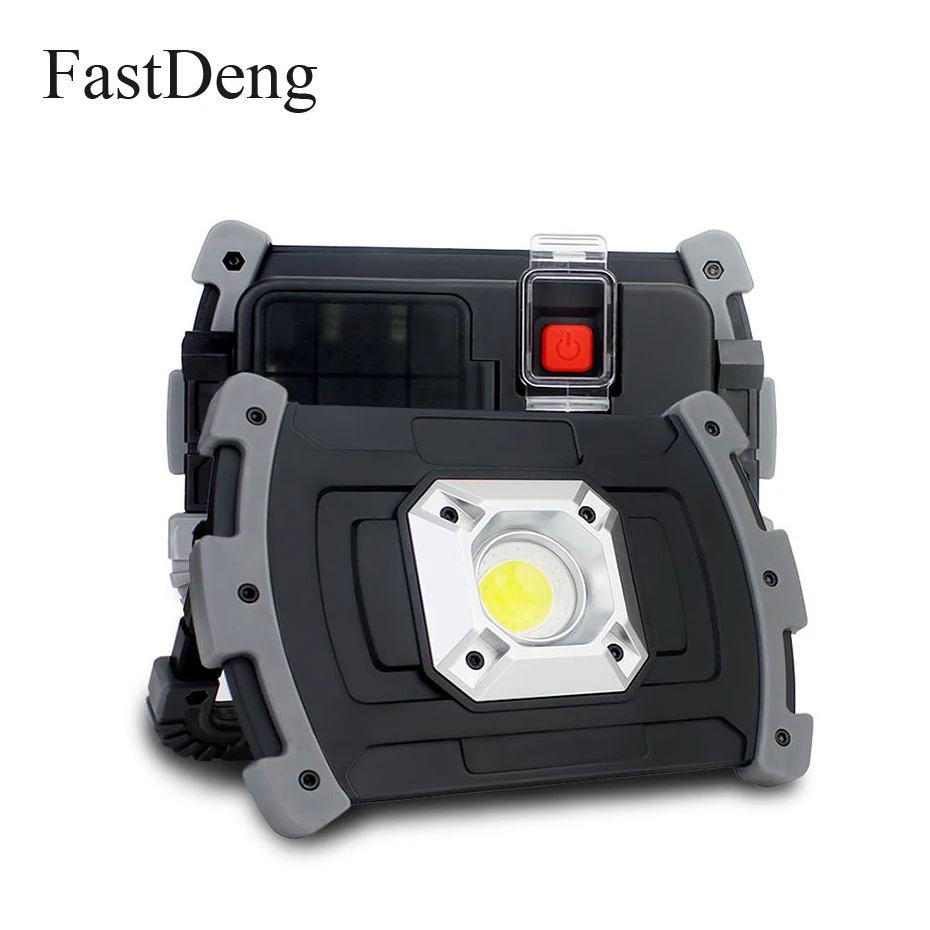 

High Bright LED Portable Spotlight Floodlight 20W Outdoor Waterproof Lighting USB Rechargeable Led Work Light For Garden Lawn