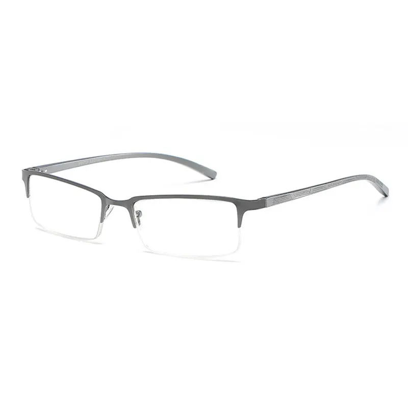 073 полуободковая оптическая очки из сплава металла мужские очки не сферическая унисекс очки для чтения+ 1,0+ 1,5+ 2,0+ 2,5+ 3,0+ 3,5+ 4,0
