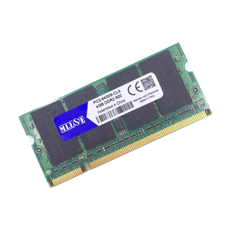 MLLSE ram DDR2 4 ГБ 8 ГБ 800 МГц PC2-6400 sdram ноутбук, память ram ddr2 4 ГБ 800 МГц PC2-6400S ноутбук, 4g 4 ГБ ddr2 память