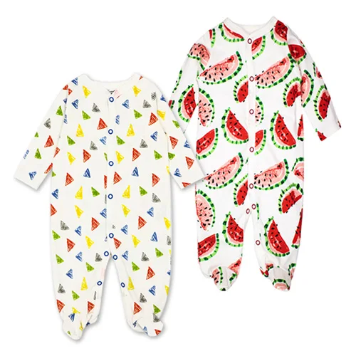 Одежда для маленьких мальчиков; комбинезон для новорожденных; пижама для девочек 3, 6, 9, 12 месяцев; Одежда для младенцев - Цвет: Многоцветный