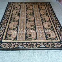 8'x10' Французский Aubusson ткань rugs ковры ручной работы aubusson для украшения дома очень высокого качества качество