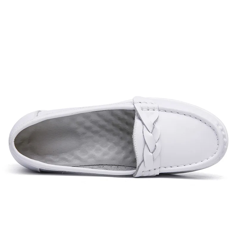 plardin-2018-Four-Seasons-Woman-Pure-white-Nurse-shoes-women-Platform-soft-Twist-braid-Strap-Air
