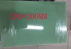 Бесплатная доставка 5 шт. 200*300 м Тесты универсальный совет высокотемпературной изоляции доска зеленого стекла доска 3,0 мм толщиной