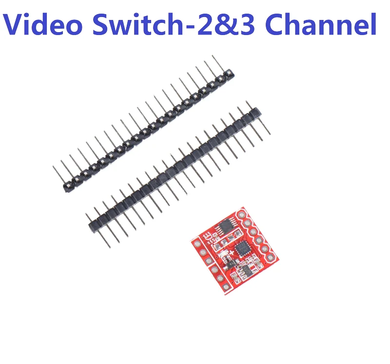 

1PCS 2ch 3ch FPV Switching Module Audio and Video Switcher 5-10V PWM Signal DIY Spare Parts for RC Micro Drone Quadcopter