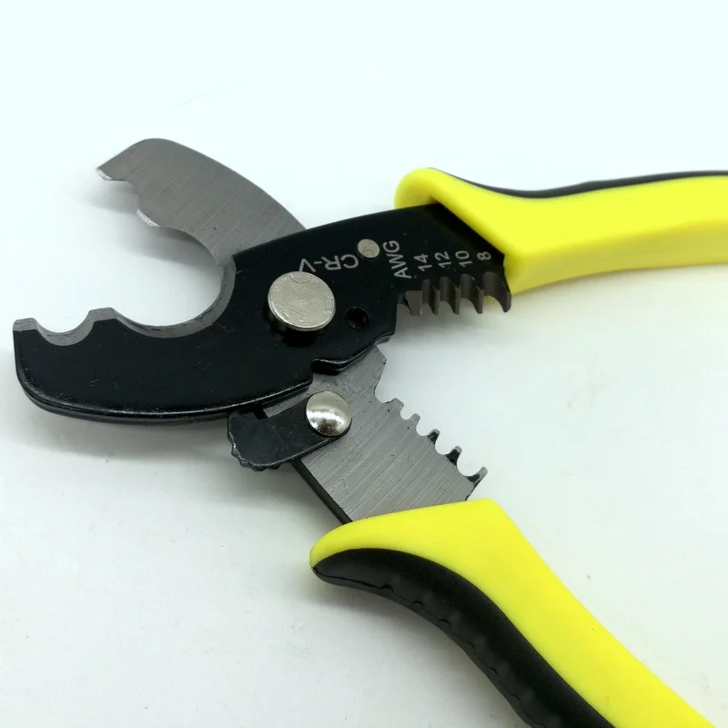 2 in1 Многофункциональный инструмент " провода инструмент для зачистки кабеля режущие ножницы, зачистка кусачки 1,6-4,0 мм ручные инструменты Ferramentas