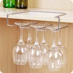 Шкаф настенный винный держатель для кружек подвесной стеллаж для дома кухня, бар, ресторан, стеклянная вешалка для Кубка полка