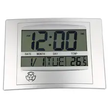 Calendar wall font b Clock b font With font b Digital b font LCD Thermometer Electronic