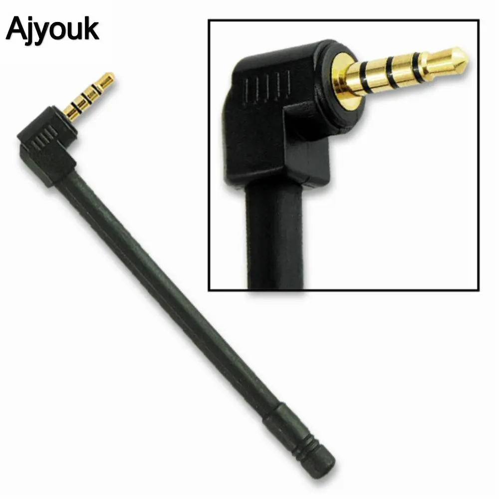 100PCS 3.5mm FM Audio Antenna Outdoor 5dbi External Booster Antenna For