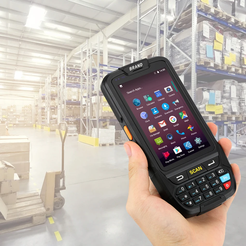 

barcode scanner data collector pda android 7 handheld terminal pda android 1D 2d QR barcode reader pda handhelds mobile phone