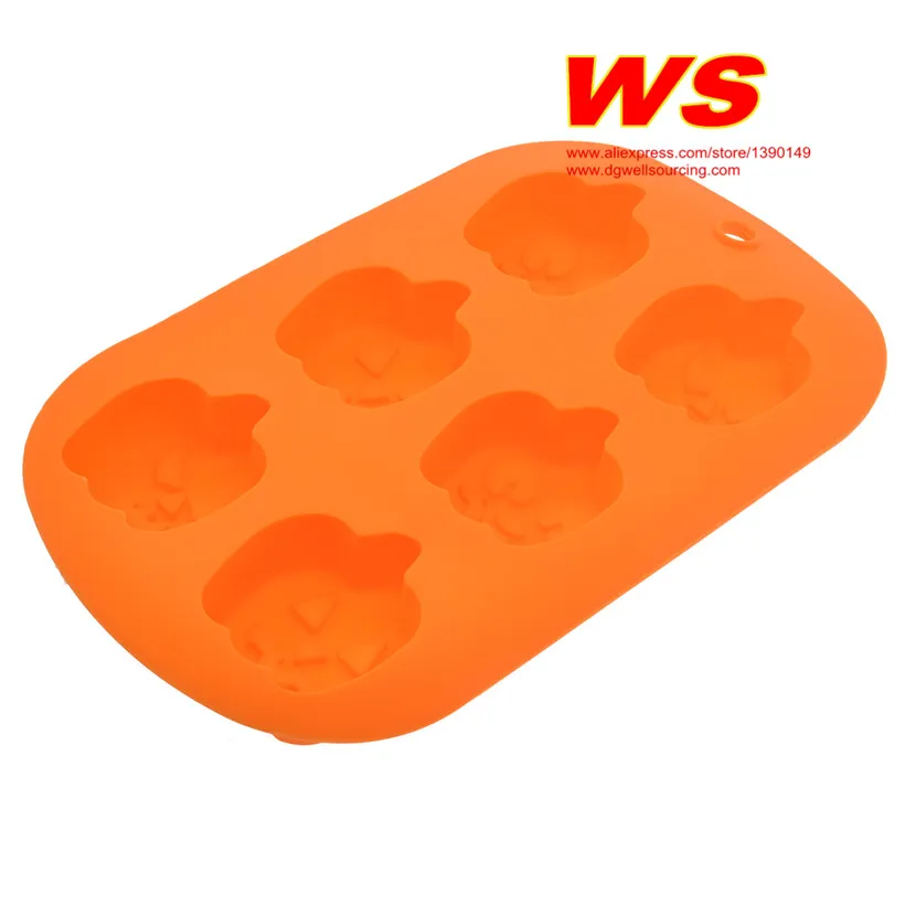 UHalloween pumpkin silicone cake molds chocolate candy mould kitchen baking Cookies Cutter 3D Cake Decorating Tools  Muffin Tray _