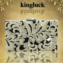 Золото/серебро для женщин вечерние модные сумки вышивка ручной работы невесты бриллиантами клатч Свадебный Кошелек вечерние сумки