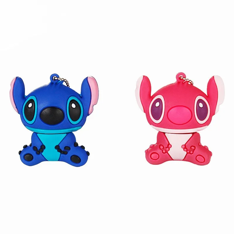 new USB flash drive 128gb cute animal cartoon USB 2.0 4GB 8GB pen drive 16GB 32GB 64GB creative Pendrive usb memory stick Stitch