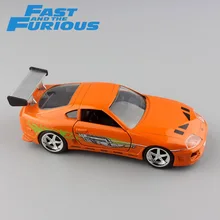 1:32 Scale Brian’s 1995 TOYOTA SUPRA FAST AND FURIOUS metal diecast race model mini collection street race cars toys for kids