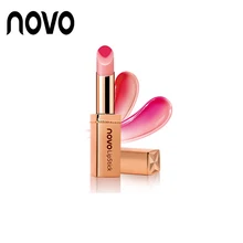 Бренд NOVO стойкий милый блеск для губ Водонепроницаемая матовая нюдовая помада голый увлажняющий оттенок губ матовая помада женская косметика