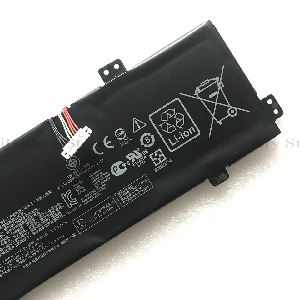 Подлинная B31N1534 батарея для Asus Zenbook UX510 UX510UX UX510UW U5000 серии|Аккумуляторы ноутбуков| |
