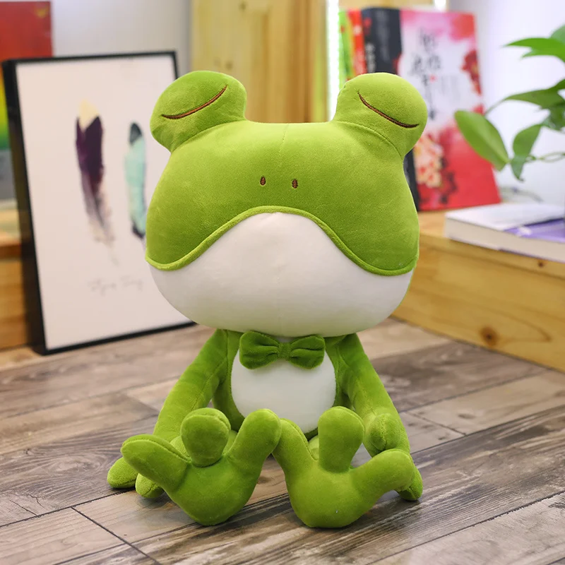 2019 Kawaii Frog Plush Toys Stuffed Animal Plush Frog Doll Big Animal ...