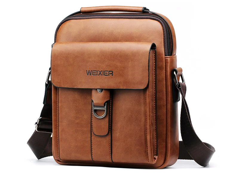 Роскошная брендовая винтажная сумка-мессенджер, мужские кожаные сумки на плечо, деловые повседневные коричневые сумки через плечо для мужчин, маленькие сумки
