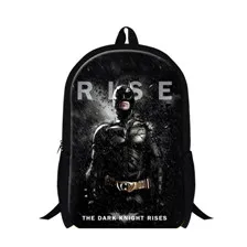 Batman Printing Cartoon Design School kids Backpack 