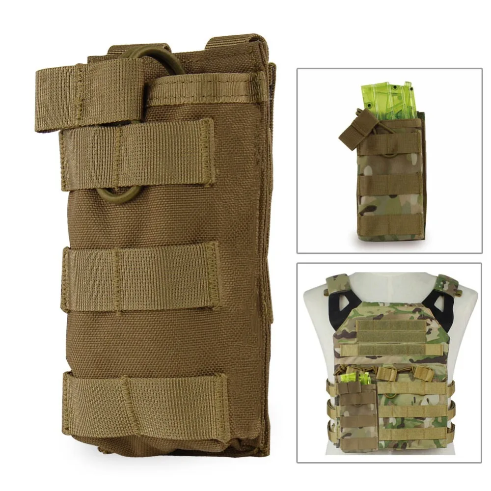 

Molle System Magazine Pouch Tactical Airsoft Paintball MOLLE Bag 1000D Nylon AK M4 Storage Bags