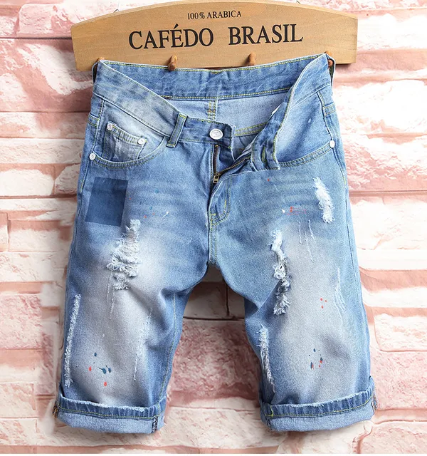 Buy High Quality Men Summer Denim Shorts New Fashion