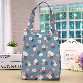 

Portable Lunch Box Bag Pattern Oxford Bento Tote Picnic Cooler Bag Storage Fruit Food Bag Thermal Bag For Women Kids Men