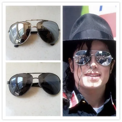 Майкл Джексон очки в стиле Косплей Аксессуары MJ гладкие Criminal Dangerous юрта очки