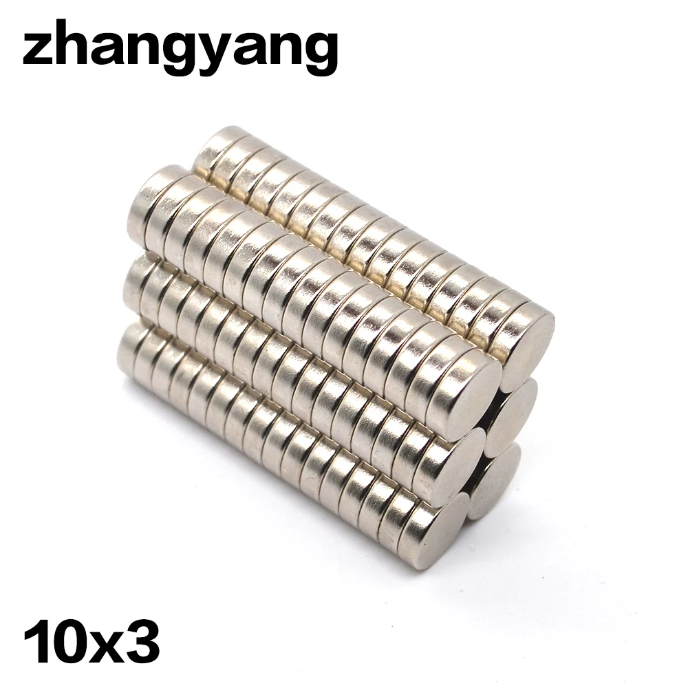 Wholesale 100PCS 10mm x 3mm Strong Round Cylinder 10X3 Rare