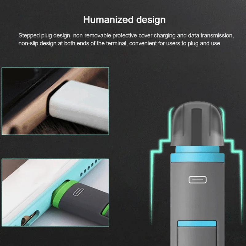

Multi-function USB Charging Cable Phone Cord Adapter USB Cable for IPhone IPad Charger USB Data Cable for Samsung Huawei Xiaomi