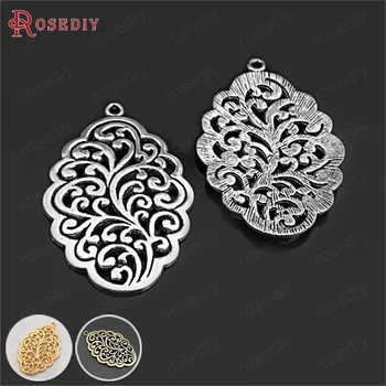 

(26698)5PCS 54x35MM Antique Style Zinc Alloy Curly Cloud Pendants Diy Jewelry Findings Accessories Wholesale