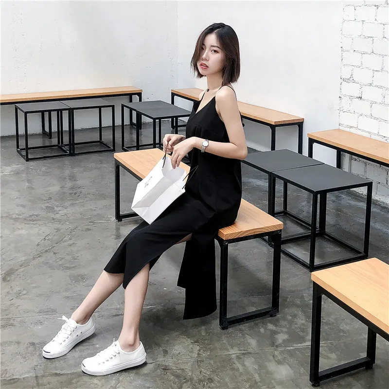 Sexy Women Maxi Dress Black Sling Dress Female Summer 2020 Sleeveless V-neck Vest Long Women Dresses swim suit coverups