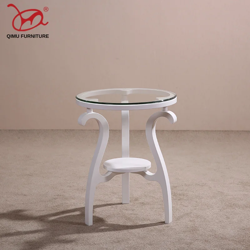 

hot sell round minimalist modern wooden coffee table solid wood tea table living room antique furniture M233