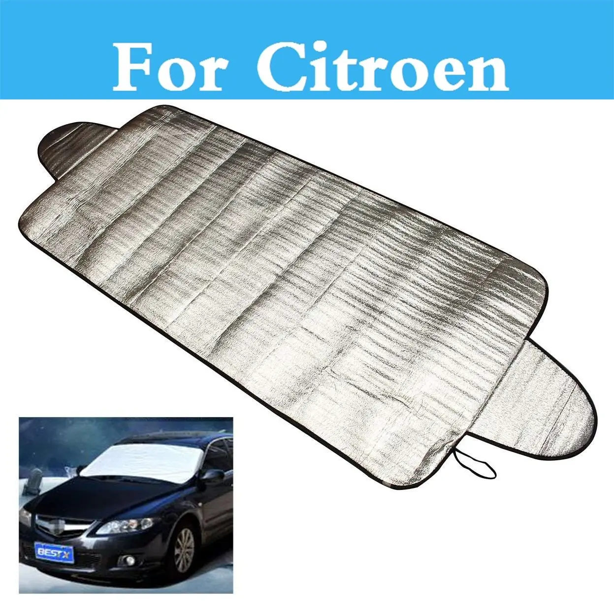 

Car Windshield Window Cover Snow Visor Shade Sunshade Sunscreen Windscreen For Citroen C4 Cactus C5 C6 C1 C2 C3 C4 C4 Aircross