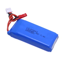 

7.4V 1200mAh Lipo Battery For WLtoys V262 V333 V353B V666 Q212 RC Quadcopter Toys 7.4 V 1200 mAh 2S Lipo Battery 7.4 723060 JST