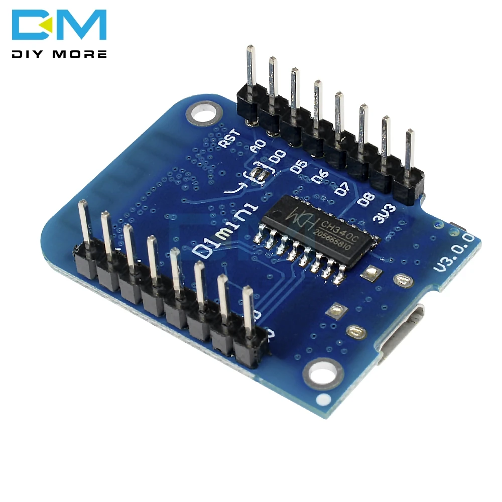 Wemos D1 Mini V3.0 3 0 Беспроводная плата разработки Wi Fi для Интернет вещей ESP8266 CH340 CH340G 4 Мб