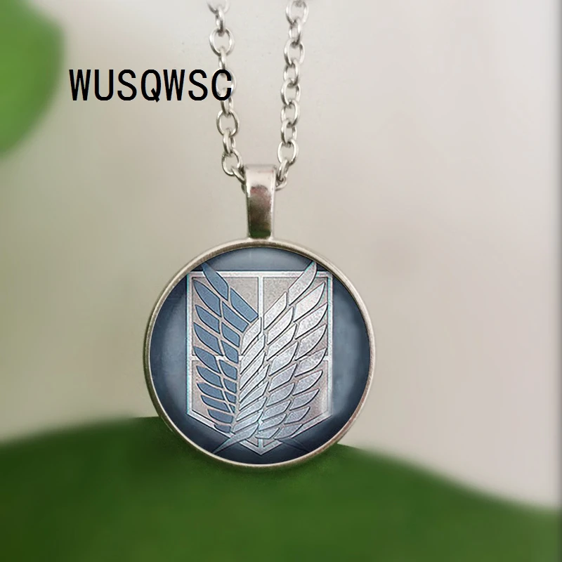 WUSQWSC атака на Титанов Леви Акерман стеклянный кабошон кулон ожерелье ювелирные